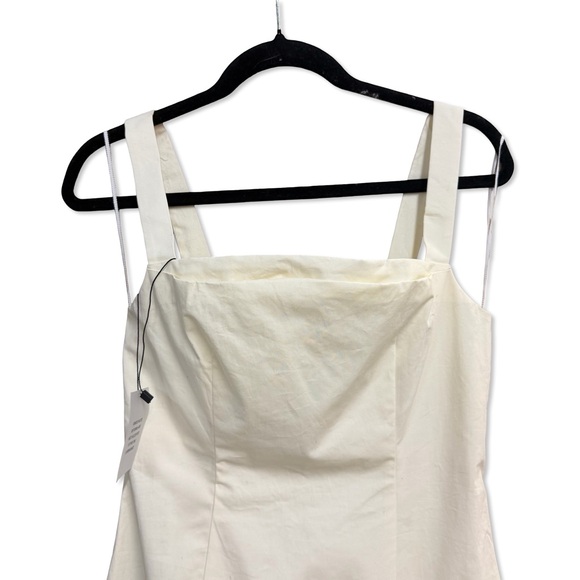 L'ACADEMIE by Marianna Renia Maxi Dress White cream Sleeveless poplin Revolve S - Picture 5 of 8